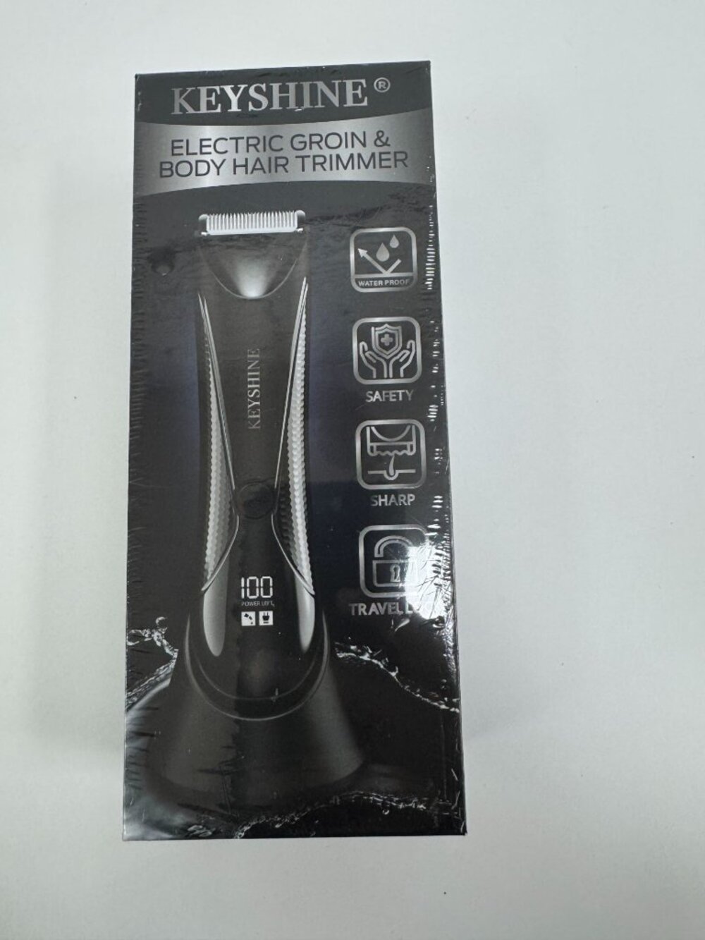 Keyshine Electric Groin & Body Hair Trimmer For Men Waterproof Ceramic Blades Tr